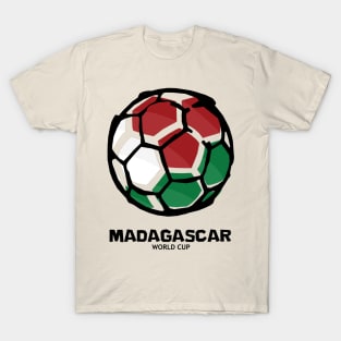 Madagascar Football Country Flag T-Shirt